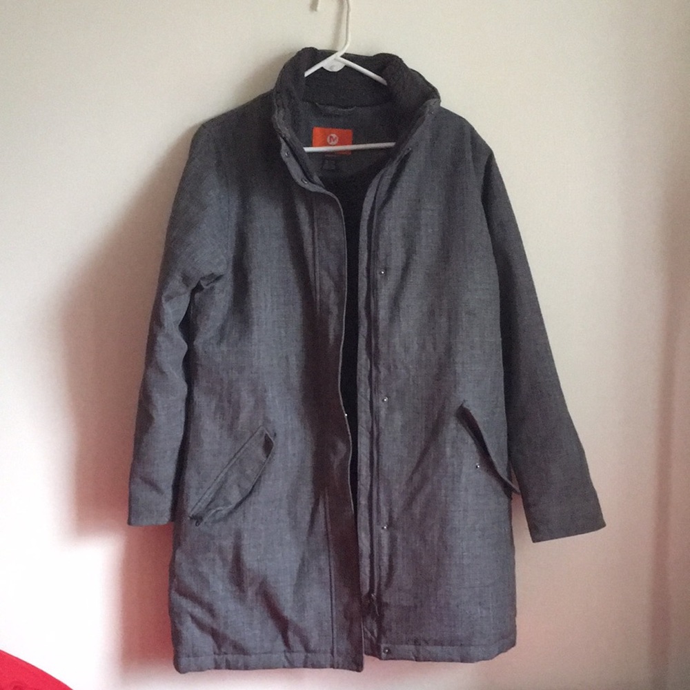 Merrell Gray Polyester Filled Coat - image 2